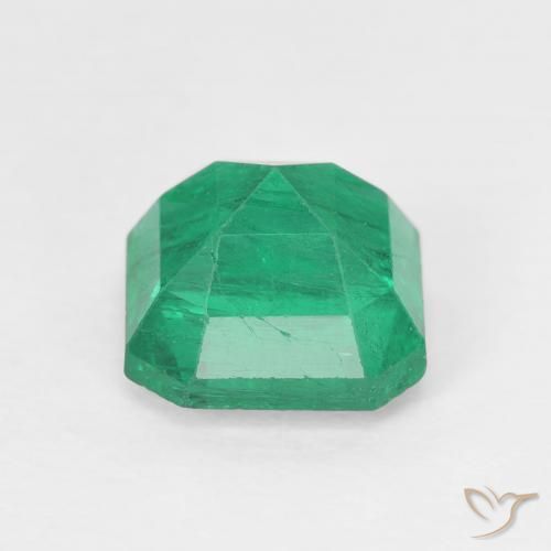 Esmeralda Verde medio natural de 2.04 ct, Corte Octágono / Esmeralda, VS