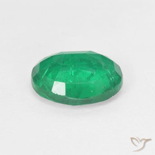 Esmeralda Verde cálido natural de 1.80 ct, Ovalada, VS