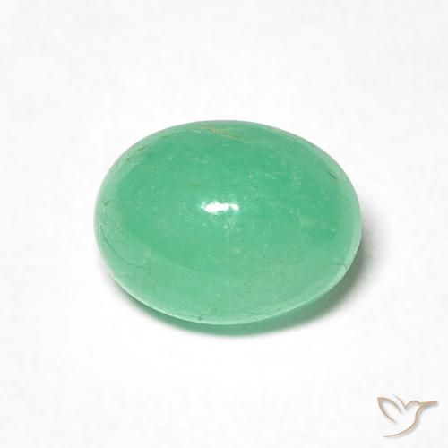 1.14ct Natural Verde claro Esmeralda, Ovalada, Translúcido
