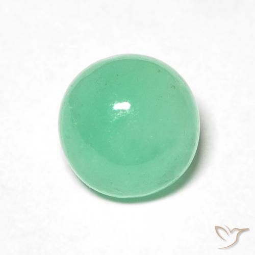0.86ct Natural Verde pistacho Esmeralda, Redondo, Translúcido
