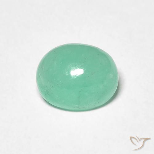 1.11ct Natural Verde pistacho Esmeralda, Ovalada, Translúcido