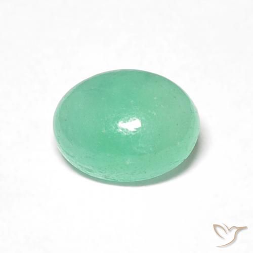 0.69ct Natural Verde pistacho Esmeralda, Ovalada, Translúcido