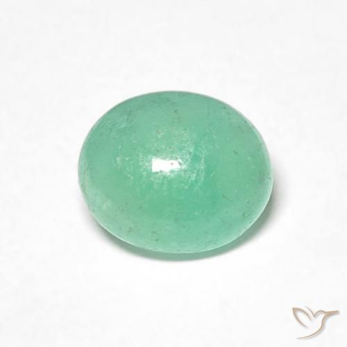 0.71ct Natural Verde menta Esmeralda, Ovalada, Translúcido