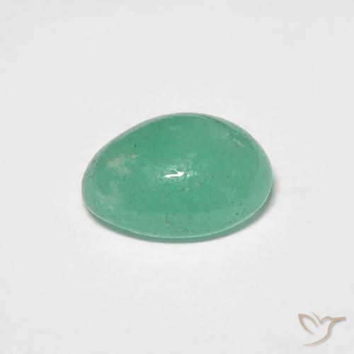 Esmeralda Verde claro natural de 0.75 ct, Ovalada, Translúcido