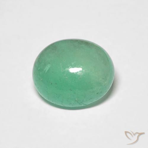 0.97ct Natural Verde pistacho Esmeralda, Ovalada, Translúcido