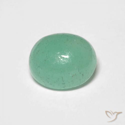 0.78ct Natural Verde claro Esmeralda, Ovalada, Translúcido