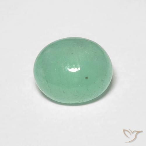 0.72ct Natural Verde pistacho Esmeralda, Ovalada, Translúcido