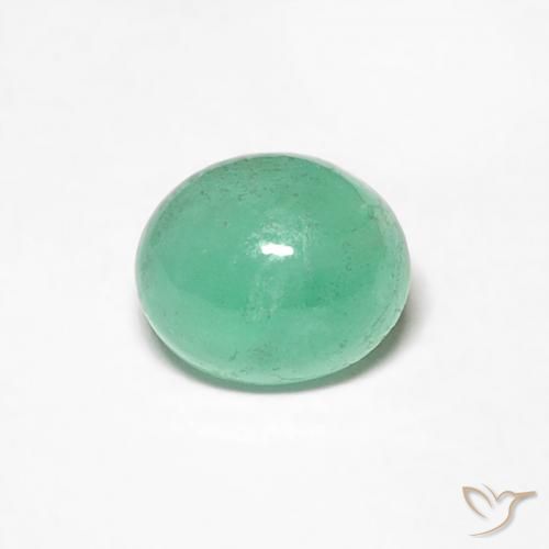 0.56ct Natural Verde pistacho Esmeralda, Ovalada, Translúcido