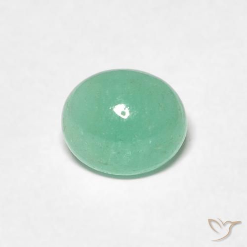 0.72ct Natural Verde pistacho Esmeralda, Ovalada, Translúcido