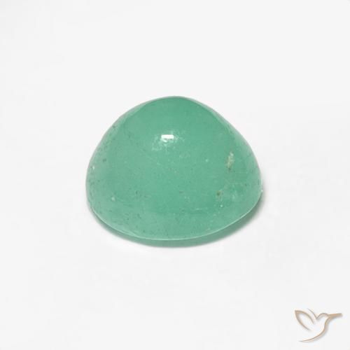 Esmeralda Verde pistacho natural de 0.92 ct, Ovalada, Translúcido