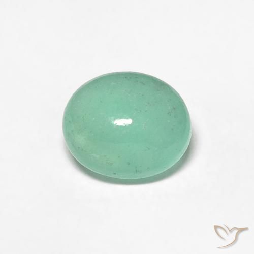 0.77ct Natural Verde pistacho Esmeralda, Ovalada, Translúcido