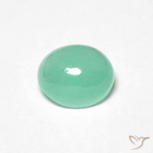 0.64ct Natural Verde pistacho Esmeralda, Ovalada, Translúcido