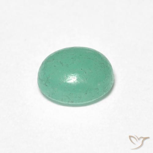 Esmeralda Verde claro natural de 0.70 ct, Ovalada, Translúcido