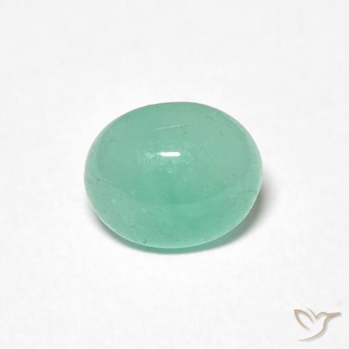1.22ct Natural Verde claro Esmeralda, Ovalada, Translúcido