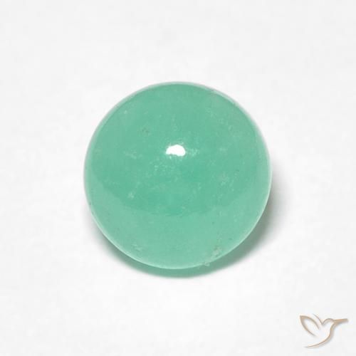 0.82ct Natural Verde pistacho Esmeralda, Redondo, Translúcido