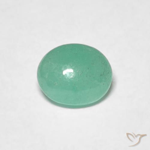 0.56ct Natural Verde menta intenso Esmeralda, Ovalada, Translúcido