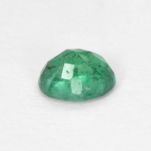 Esmeralda Verde medio natural de 0.37 ct, Ovalada, VS-SI