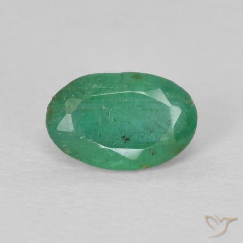 0.31ct Natural Verde claro medio Esmeralda, Ovalada, VS