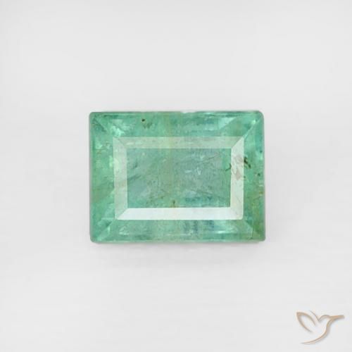 0.27ct Natural Verde pistacho Esmeralda, Corte Baguette, SI