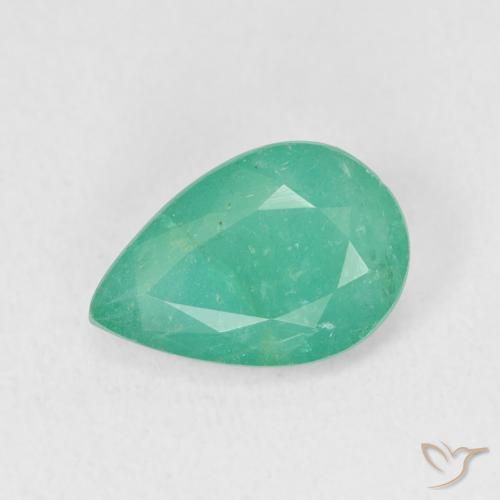 2.48ct Natural Verde eléctrico Esmeralda, En forma de pera, SI