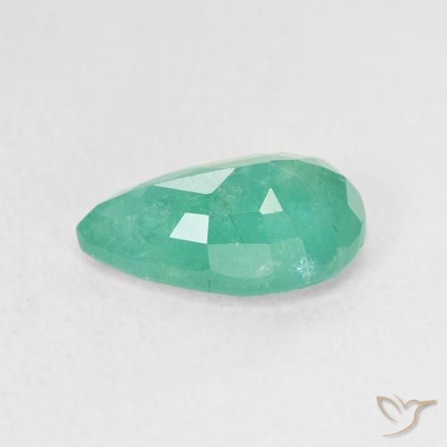 Esmeralda Verde eléctrico natural de 2.48 ct, En forma de pera, SI