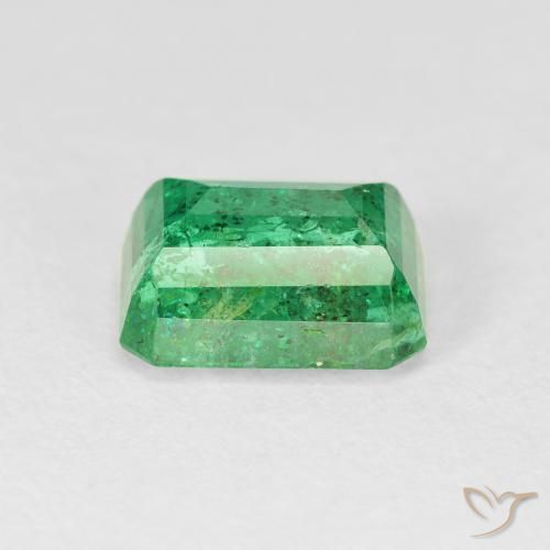 Esmeralda Verde eléctrico natural de 3.51 ct, Corte Octágono / Esmeralda, VS-SI