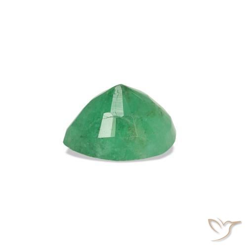 Esmeralda verde natural de 0,33 ct, en forma de pera, SI