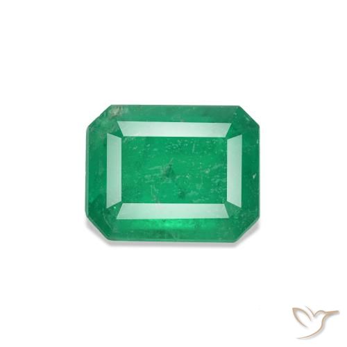 0.51ct Verde medio Esmeralda, corte esmeralda, VS-SI