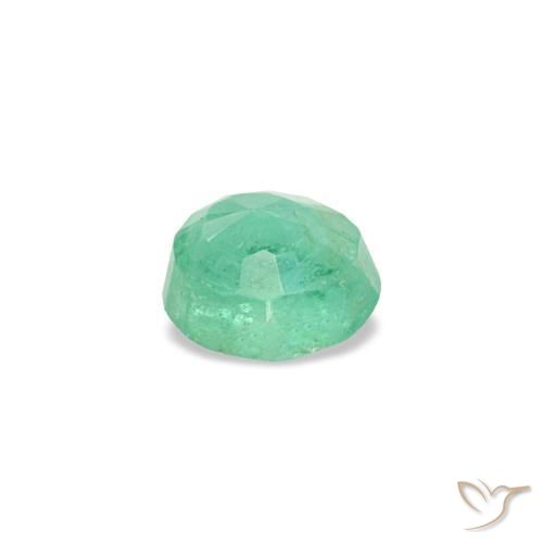 Esmeralda verde natural de 0,19 ct, corte redondo, VS-SI
