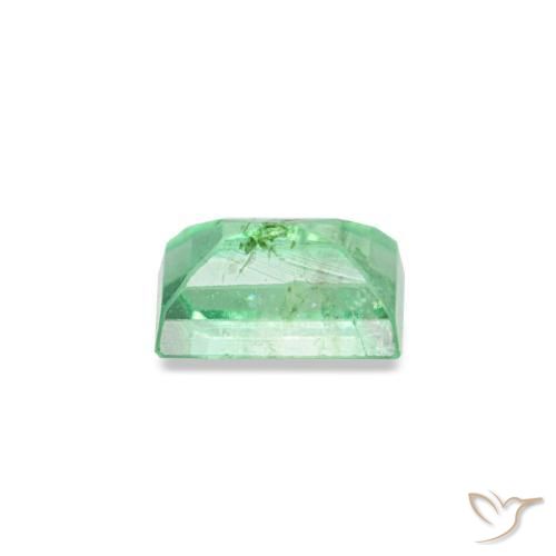 Esmeralda verde natural de 0,19 ct, baguette, VS-SI