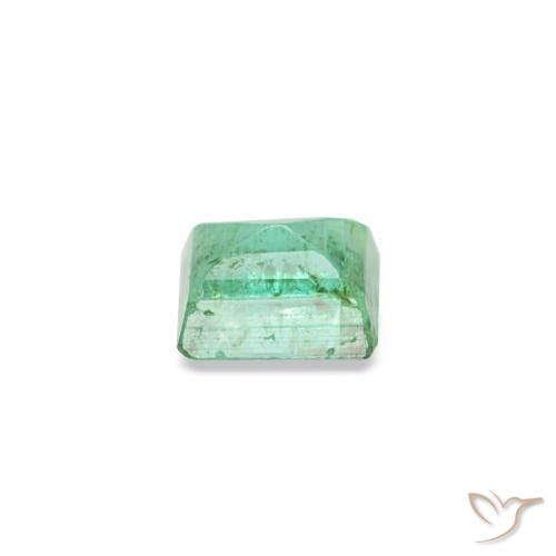 Esmeralda verde natural de 0,15 ct, baguette, SI