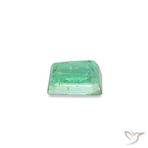 Esmeralda verde natural de 0,13 ct, baguette, SI