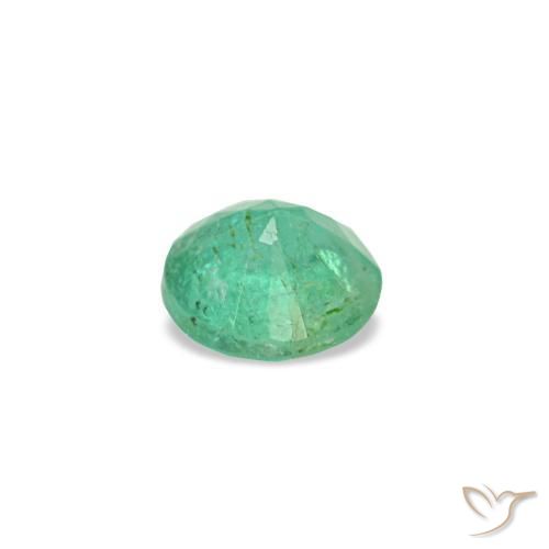 Esmeralda verde natural de 0,17 ct, corte redondo, VS-SI