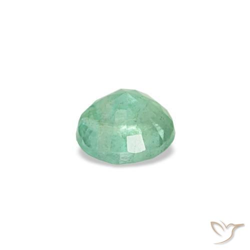 Esmeralda verde natural de 0,17 ct, corte redondo, VS-SI