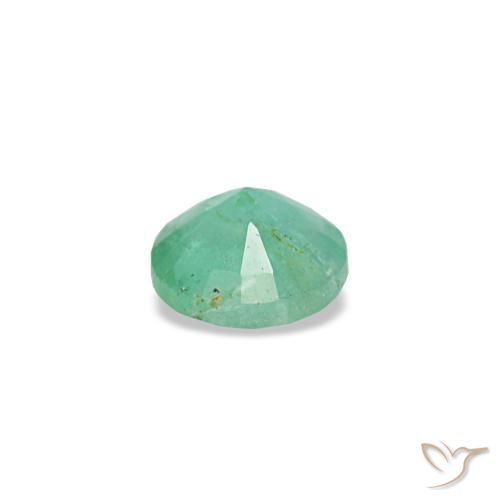 Esmeralda verde natural de 0,17 ct, corte redondo, VS-SI