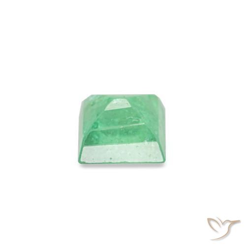 Esmeralda verde natural de 0,10 ct, baguette, VS-SI