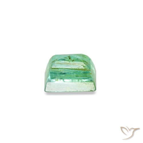 Esmeralda verde natural de 0,15 ct, baguette, SI