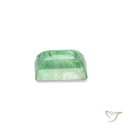 Esmeralda verde natural de 0,15 ct, baguette, SI