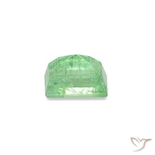 Esmeralda verde natural de 0,18 ct, baguette, VS-SI