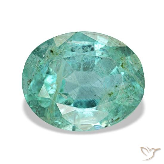 Esmeralda verde natural de 2,24 ct, corte óvalo, VS-SI