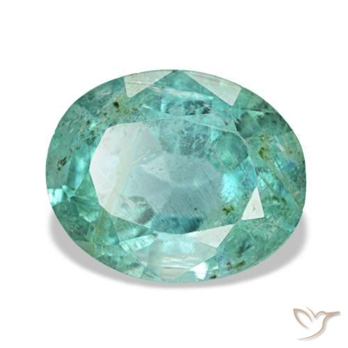 Esmeralda verde natural de 2,24 ct, corte óvalo, VS-SI