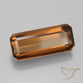 Enstatita Marrón nuez natural de 7.10 ct, Corte Octágono / Esmeralda, VS