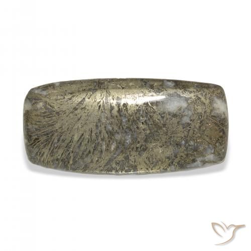 41.68ct Natural Multicolor Feather Pyrite, Forma Cojín, Opaco