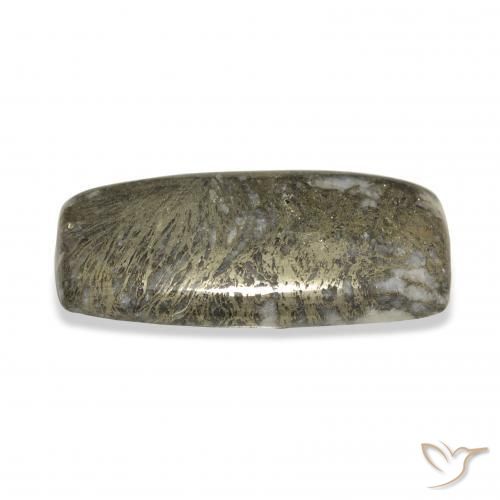 Feather Pyrite Multicolor natural de 41.68 ct, Forma Cojín, Opaco