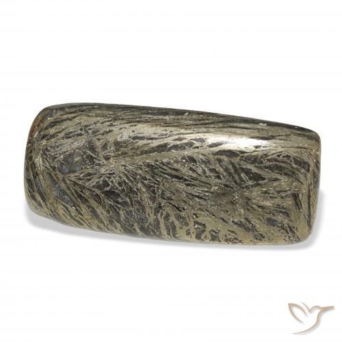 Feather Pyrite Multicolor natural de 28.89 ct, Forma Cojín, Opaco