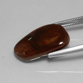 Ágata de fuego multicolor natural de 8,12 ct, transparente, transparente / translúcido