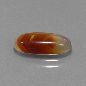 Ágata de fuego multicolor natural de 2,00 ct, transparente, transparente / translúcido