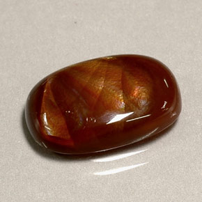 Ágata de fuego multicolor natural de 4,95 ct, transparente, transparente / translúcido