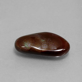 Ágata de fuego multicolor natural de 2,44 ct, forma elegante, opaco