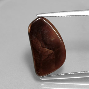 Ágata de fuego multicolor natural de 2,34 ct, forma elegante, opaco